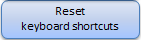 26. Reset keyboard shortcuts