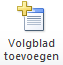 3. Volgblad toevoegen