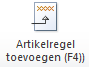 7. Artikelregel 
toevoegen (F4)