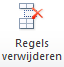 11. Regels verwijderen